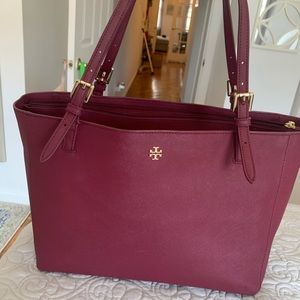 Tory Burch “York” Large tote shiraz